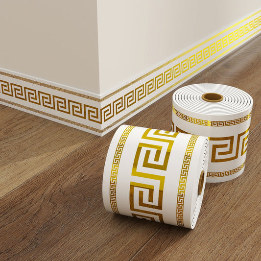 ✨🏠 Self-Adhesive PVC Baseboard Trim – Waterproof Wall Decor Strip
