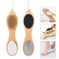 ✨ 4-in-1 Foot File & Foot Scrub Brush — Smooth, Clean & Refresh Your Feet At Home