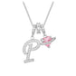 ✨ Dopamine 3-in-1 Initial Necklace with Heart Zircon Charms