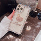 🦢 Swan Rhinestone Clear Phone Case — Elegant Sparkle For Your Everyday Style