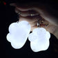 ✨ Heart Night Light Keychain – Cute Rechargeable Bedside Ambient Lamp