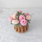 🌹 Handmade Crochet Rose Trivet & Coaster for a Cozy Tabletop Touch
