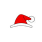 🎅🚗Christmas Santa Hat Car Badge Sticker