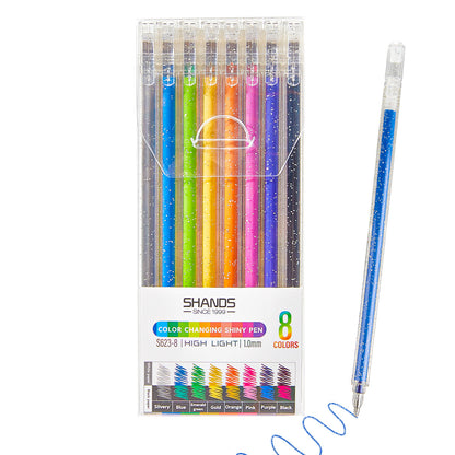 ✨ 18-Color Glitter Gel Pens for Journaling, Crafts & Creative Writing