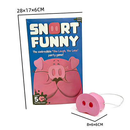 🐷😂Don't Laugh Challenge Party Game Set -Try Not to Laugh… Or You Lose!