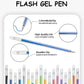 ✨ 18-Color Glitter Gel Pens for Journaling, Crafts & Creative Writing