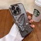 🦋✨ Glitter Butterfly Phone Case – Removable Glitter Card & Shockproof