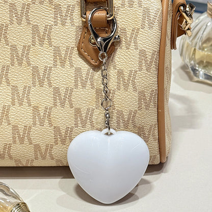 ✨ Heart Night Light Keychain – Cute Rechargeable Bedside Ambient Lamp