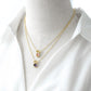 ❤️ Gold-Plated Heart Zircon Pendant Necklace – A Little Sparkle, A Lot of Meaning✨
