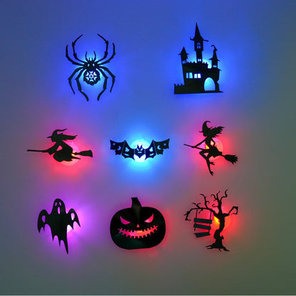 🎃 Halloween 3D LED Wall Stickers Create A Spooky & Magical Halloween Atmosphere In Seconds!