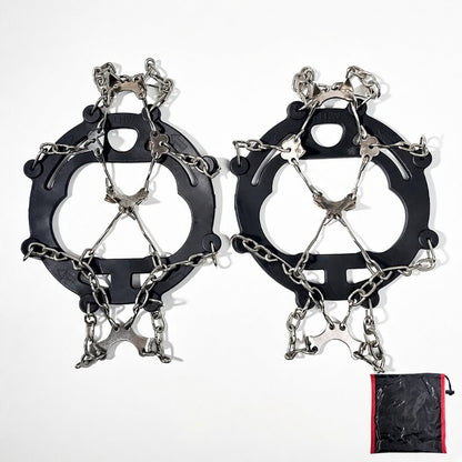 🥾❄️ 8-Tooth Ice Cleats – Non-Slip Shoe Crampons for Snow & Ice