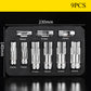 🛠️🚗9-Piece 10–22mm Hex Socket Set