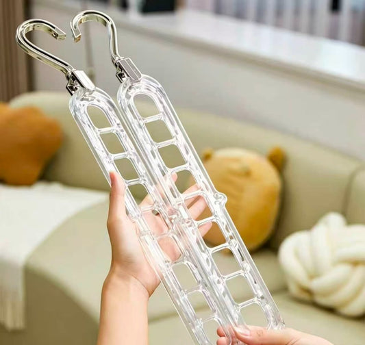 🧺 Foldable 9-Hole Rotating Space-Saving Clothes Hanger ✨