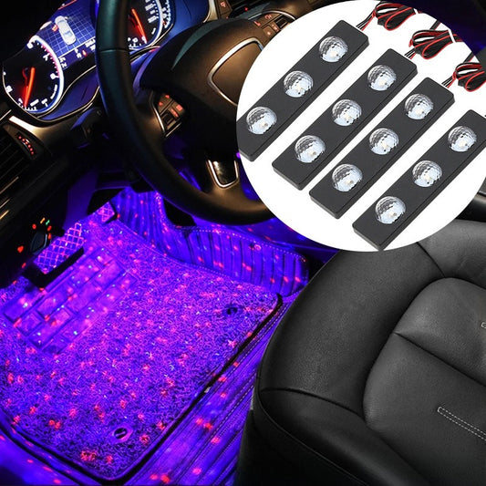 🚗✨ LED Sterrenhemel Autoverlichting – Geef Je Auto een Paarse Glow! 💜🌌