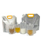 🥤✨ Zelfstaande Zak met Tuit – Transparante Aluminiumfolie Verpakking