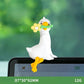 ✨Cute White Goose Car Dashboard Ornament – The Cutest Passenger in Your Car💕