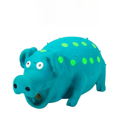 Squeaky Spotted Pig Dog Toy 🐷
