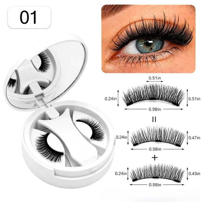 ✨ Magnetic False Eyelashes – Natural Look with No Glue Required