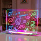 🎨✨ לוח ציור LED עם 7 צבעים – ניתן למחיקה