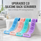 🛁✨ Extra Long Silicone Body Scrubber – Double-Sided Back Scrubber