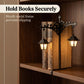 Lantern bookshelf lamp iron decor warm light wireless 2026