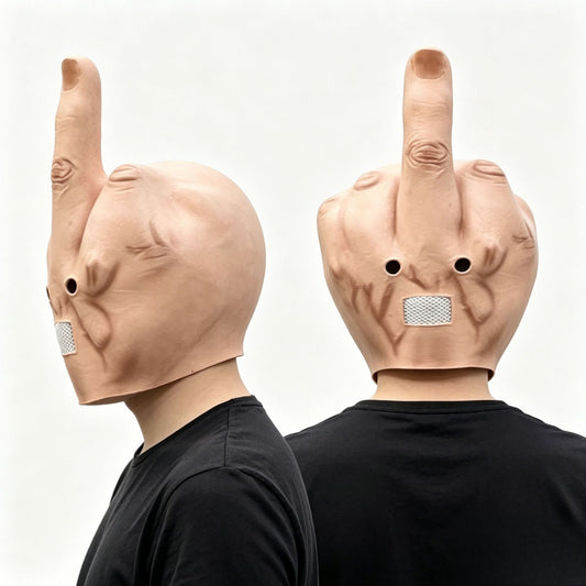 🖕 Middle Finger Halloween Mask