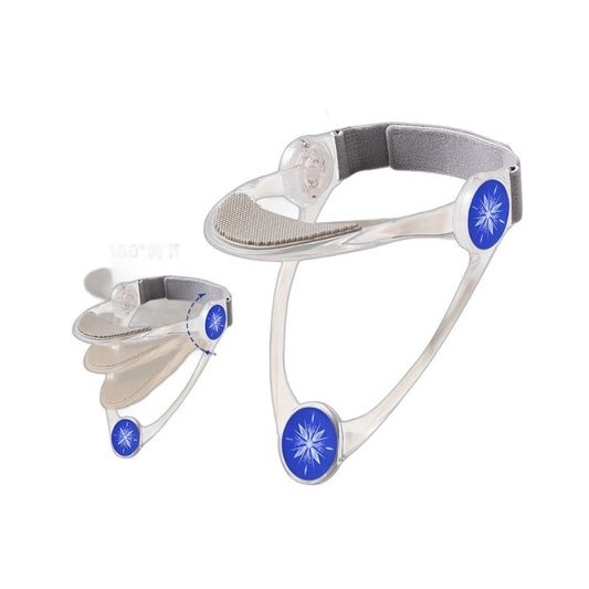 💙 Adjustable Neck Support – 360° Cervical Rest & Posture Aid