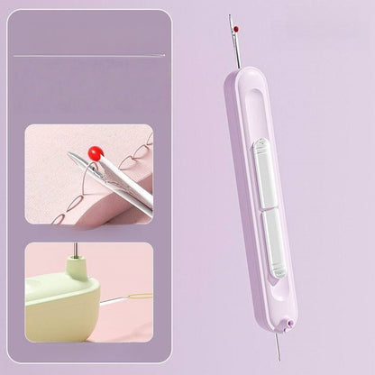 🧵 2-in-1 Needle Threader & Seam Ripper – The Handy Sewing Tool You’ll Wish You Had Sooner✨