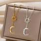 ☀️🌙 Zon & Maan Ketting – Elegante Damesketting