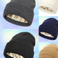 🧢✨ Gebreide Muts met Satijnen Voering – Warm & Beschermend