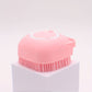 🛁 Silicone Shower Scrub Brush – Gentle Cleansing & Relaxing Massage