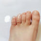 🦶 Silicone toe protectors to prevent friction ✨