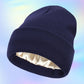 🧢✨ Gebreide Muts met Satijnen Voering – Warm & Beschermend