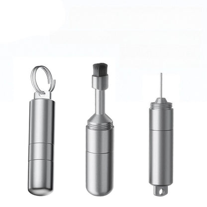 🔑✨ 2-in-1 SIM Tool – Ejector Pin & Cleaning Brush Keychain