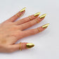 💅✨ Gouden Metalen Nagelringen – Unieke Nail Art Accessoires