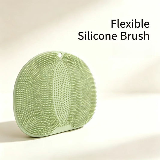 🛁✨ Silicone Body Scrubber – Back & Foot Cleaning Brush for Easy Showers