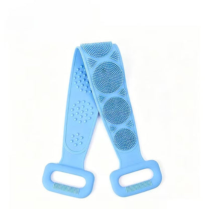 🛁✨ Extra Long Silicone Body Scrubber – Double-Sided Back Scrubber