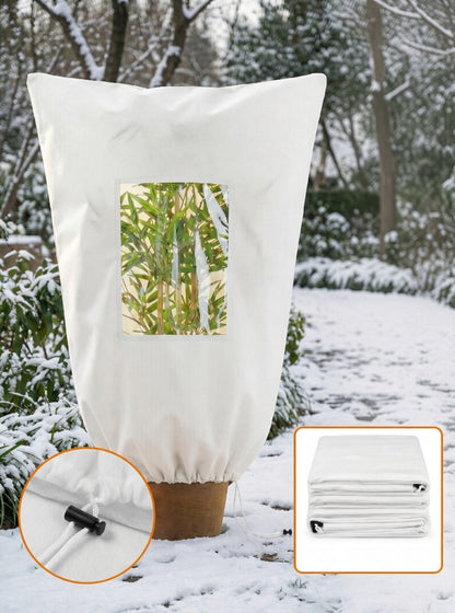 🌿❄️ Cobertura Ultraleve para Proteção de Plantas com Janela Transparente