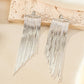 ✨ Long Tassel Statement Earrings – Bold Asymmetrical Drop Earrings
