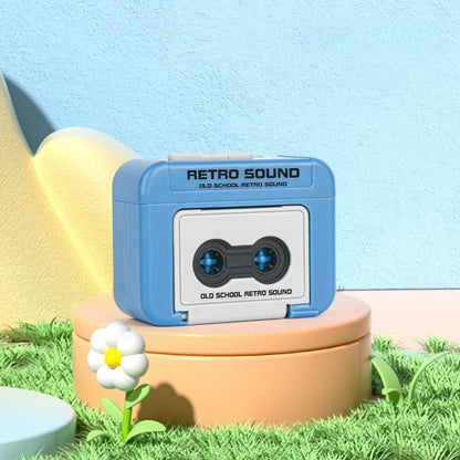 🎵✨ Mini Retro Muziekspeler Sleutelhanger – Muzikaal Speelgoed