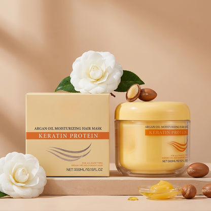✨ Keratin Repair Hair Mask – Achieve smooth, soft hair without a complicated routine.