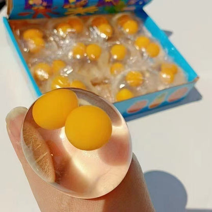 Double-Yolk Egg Squishy – Viral Anti-Stress Fidget Toy