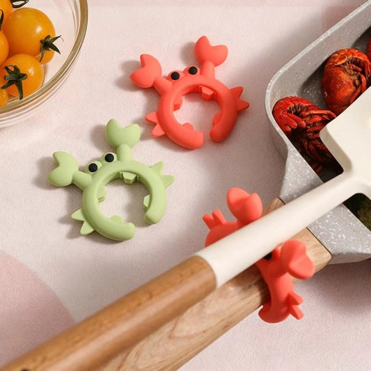 🍳✨ Siliconen Keukenhulphouder – Houder voor Spatel & Lepel