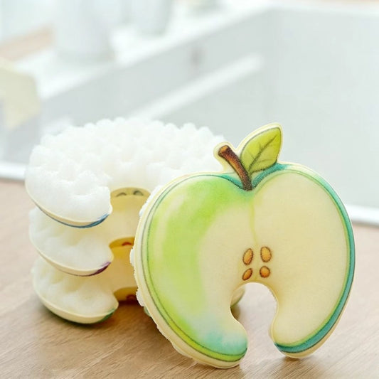 🍎✨ Fruitspons – Schattige Keukenspons