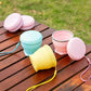 Foldable silicone cup – space-saving for travel and outdoor use