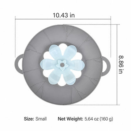 🌸 Silicone Flower-Shaped Spill-Proof Pot Lid