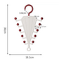 🔥Multifunctional, double-sided V-shaped clothes hanger organizer👚
